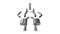 Corsa XTREME SOUND LEVEL 2.75 IN CAT-BACK SINGLE 4.5 TIPS 2017+ CHARGER / 300 5.7
